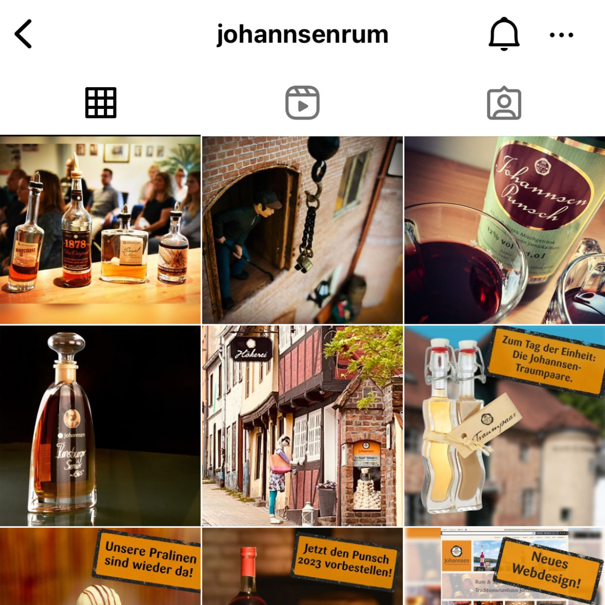 Referenz Johannsen Instagram